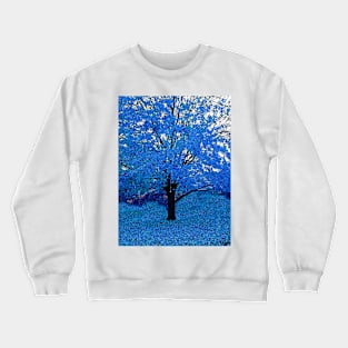 Trees of Blue Crewneck Sweatshirt